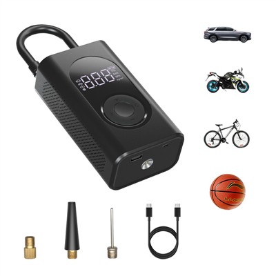 Multi-functional 4-in-1 Portable Smart Inflator: Inflate for Cars, Motorcycle...