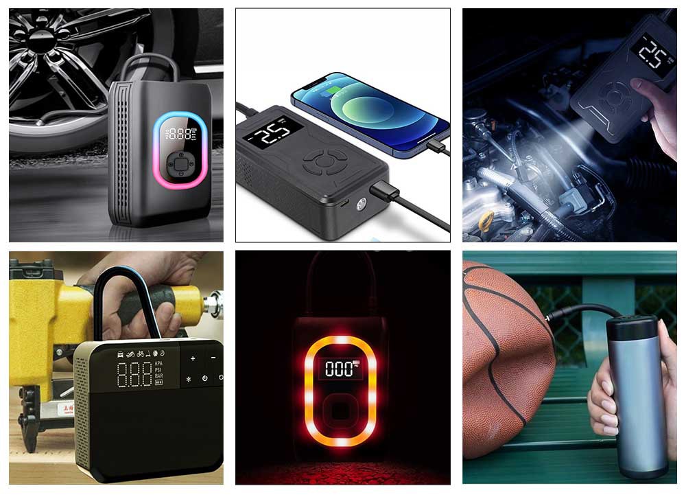 The portable air pump is powerful The portable air pump is powerful